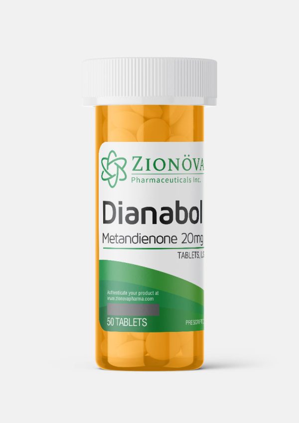 Dianabol Metandienone by Zionova Pharmaceuticals Inc., 20mg