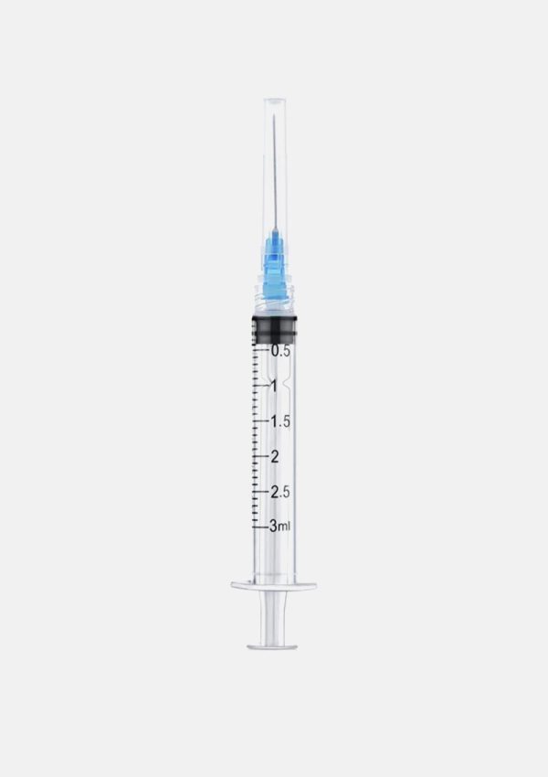 23G x 1" (3ml) Plastic Injection Syringe with Needles (Individually Sealed Packaged)